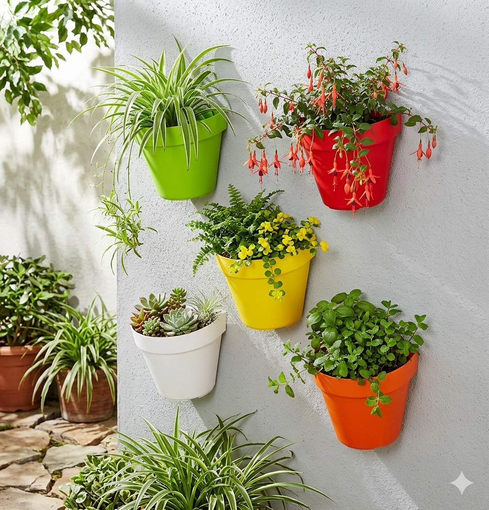 Wall-Mounted Planters: A Beginner's Guide to Vertical Wall Gardens