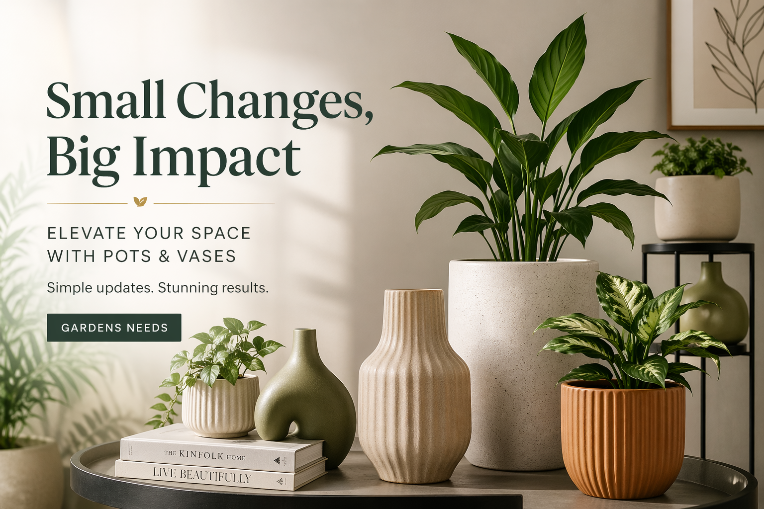 Small Changes, Big Impact: Elevate Your Space with Pots & Vases