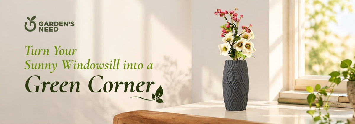 How to Style a Sunny Windowsill with Plants and Pots