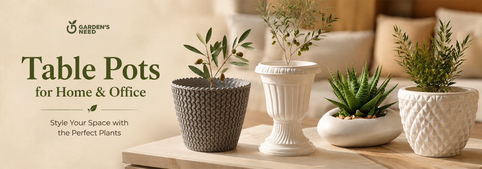 Table Pots for Home & Office: Styling Ideas and Best Plants to Use