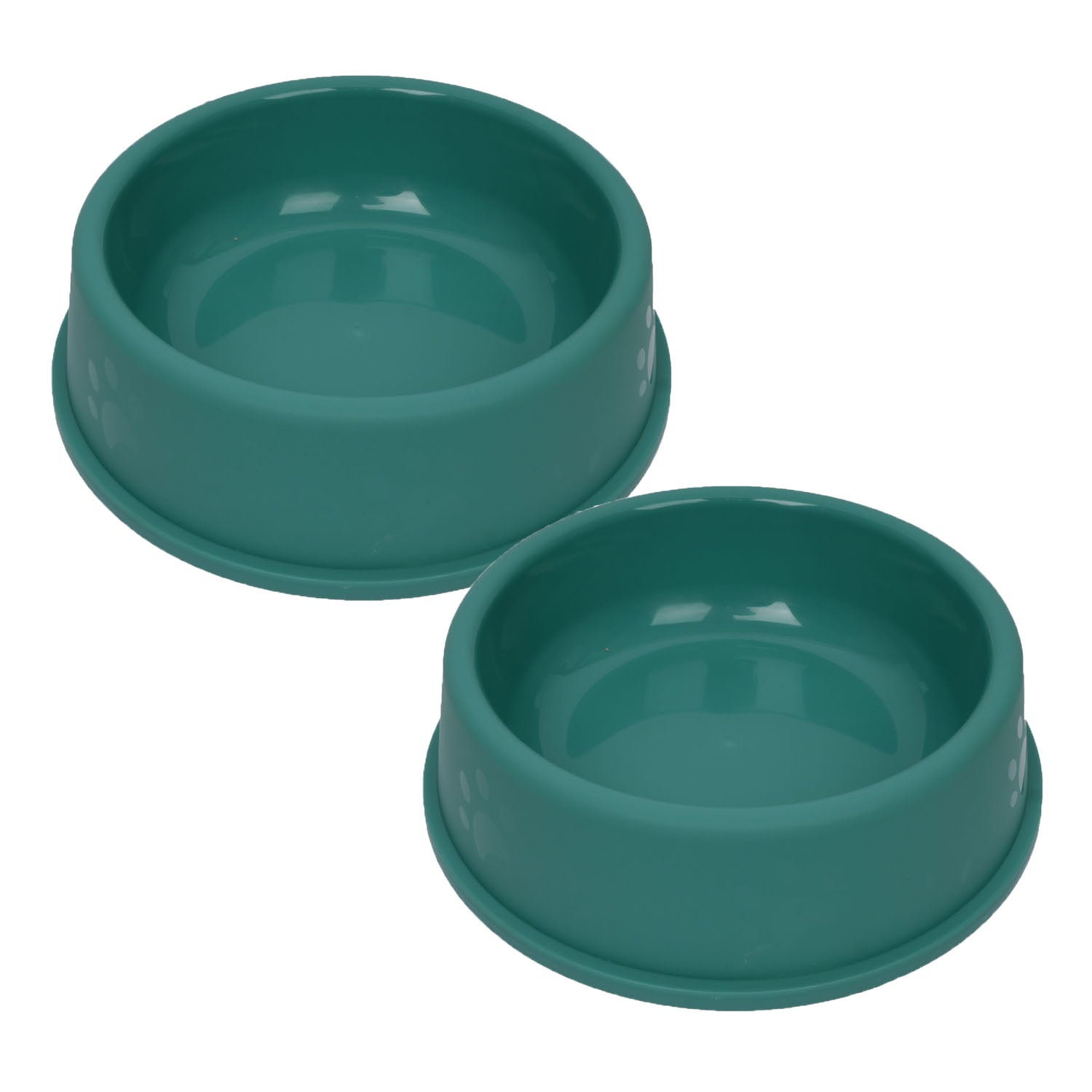 Elevated Dog & Cat Bowl, 7.5 Inch Raised Pet Bowl Set 2