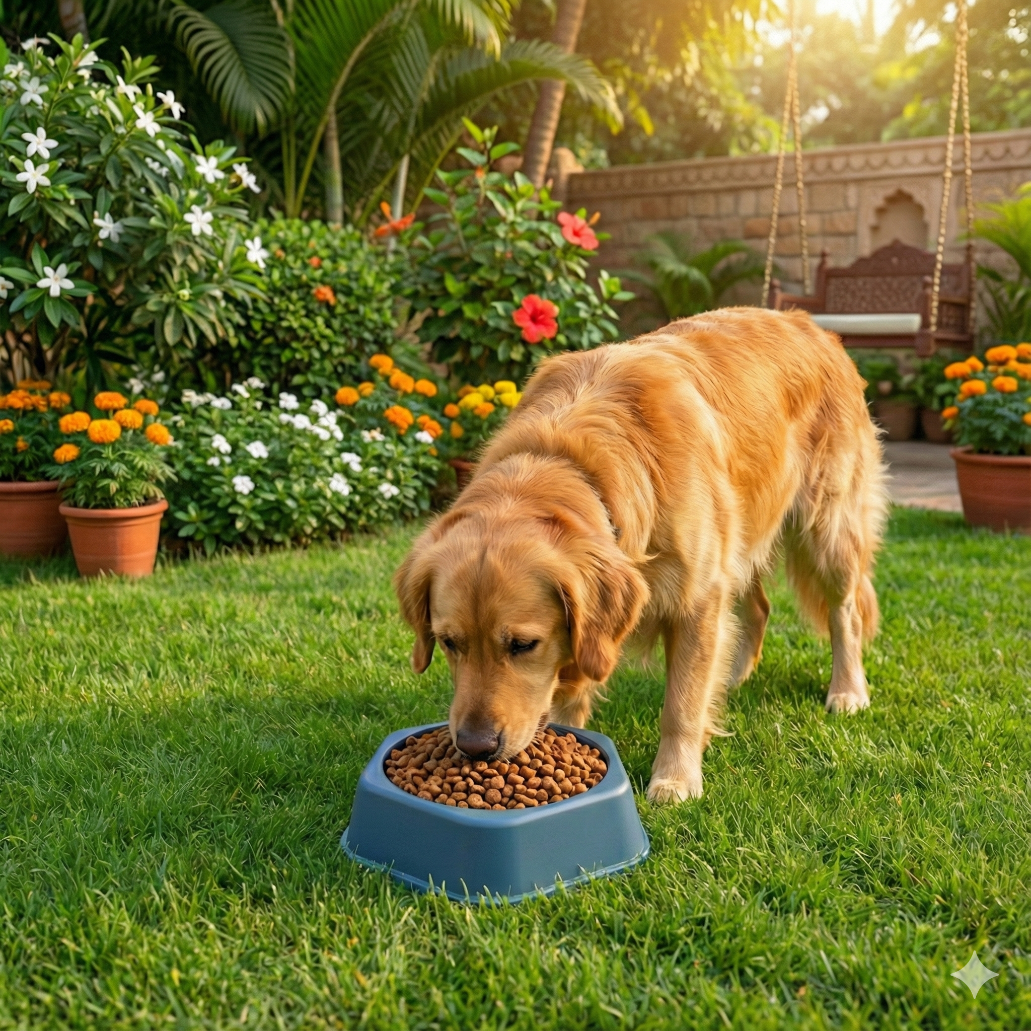 Dog Bowl, 7-Inch Non-Slip Pet Feeding Bowl, Set of 2