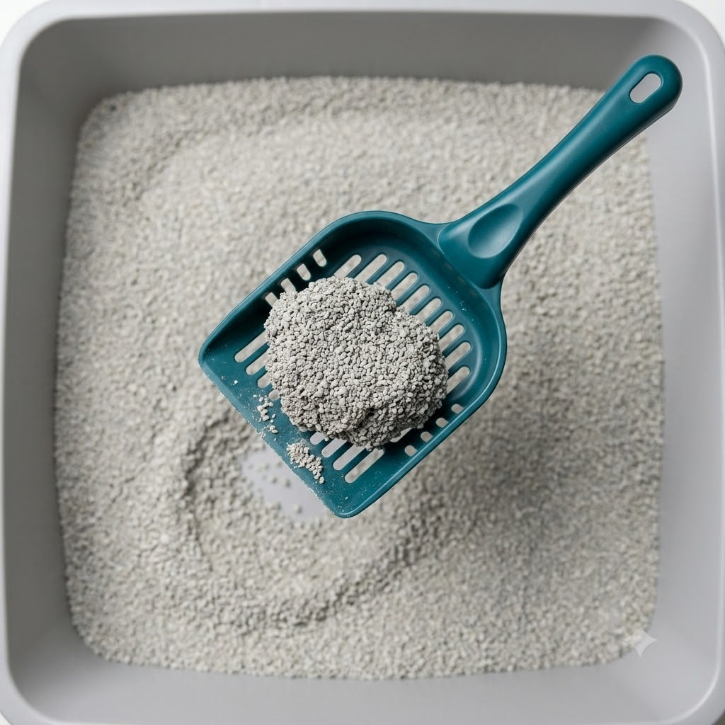 Premium Plastic Cat Litter Scoop with Deep Shovel & Fine Sifting Slots