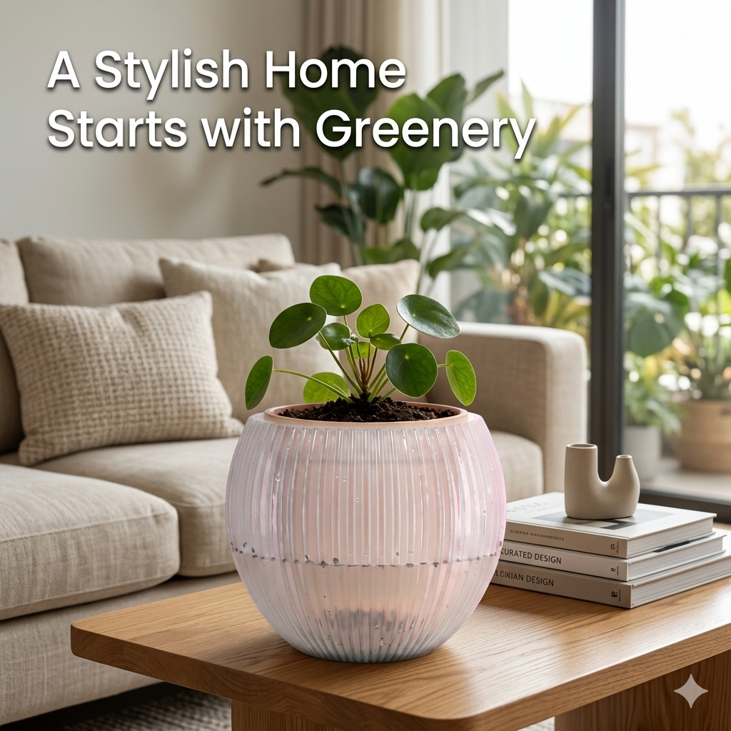 7" Self-Watering Melon Planter – SmartCare Indoor & Outdoor Pot
