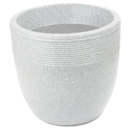 15 Inch Roto Moulded Flower Pot with Tray