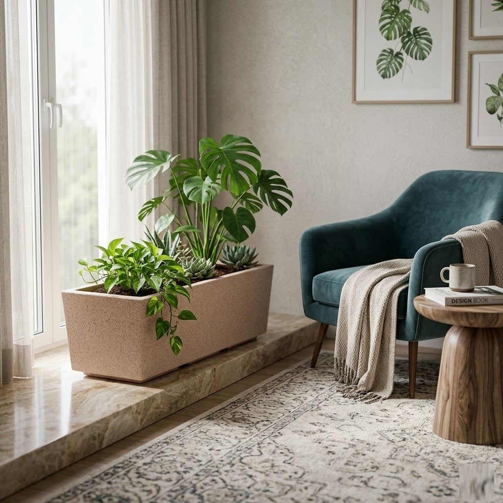 The Ultimate Blend of Modern Design and Raw Nature: Jaguar France 30" Planters