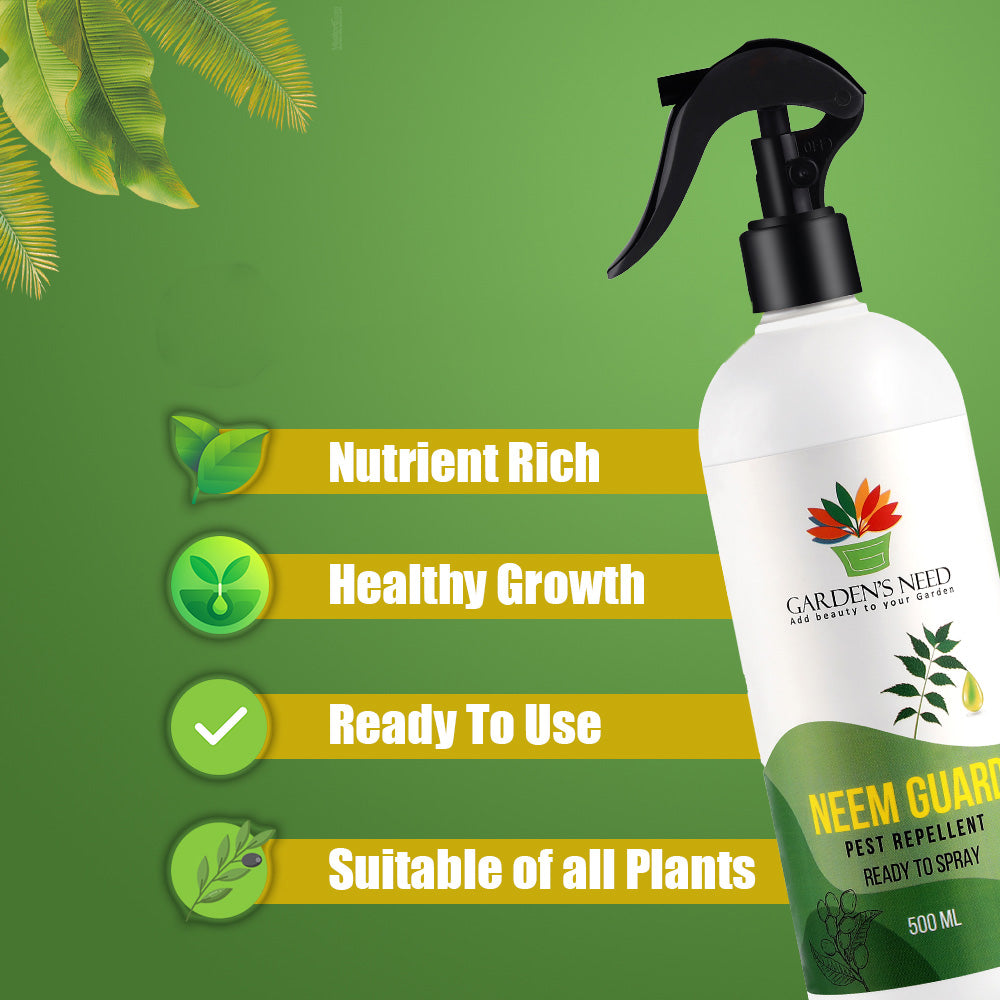 GardensNeed Neem Guard Plant Protector Spray – Ready to Use, 500ml