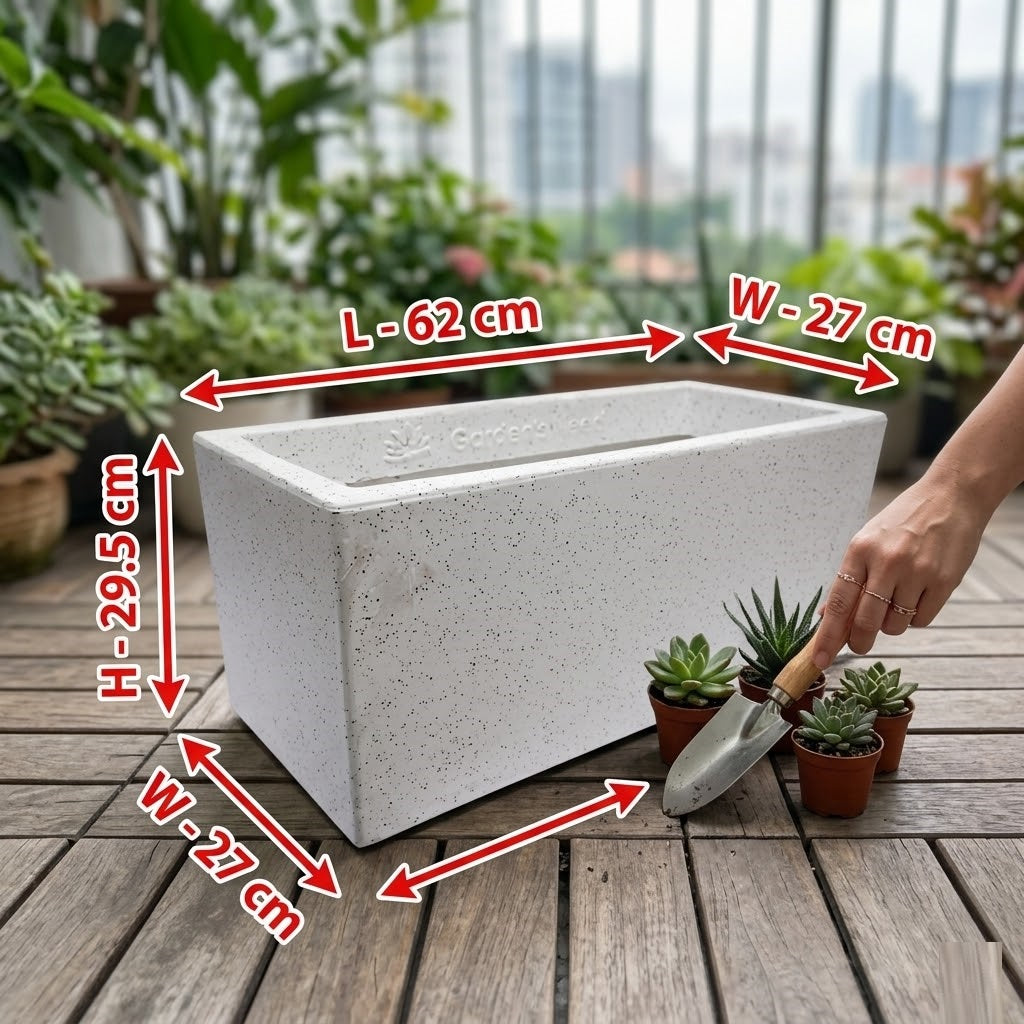 The Ultimate Blend of Modern Design and Raw Nature: Jaguar France 30" Planters