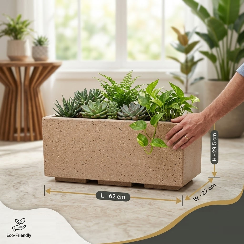 The Ultimate Blend of Modern Design and Raw Nature: Jaguar France 30" Planters