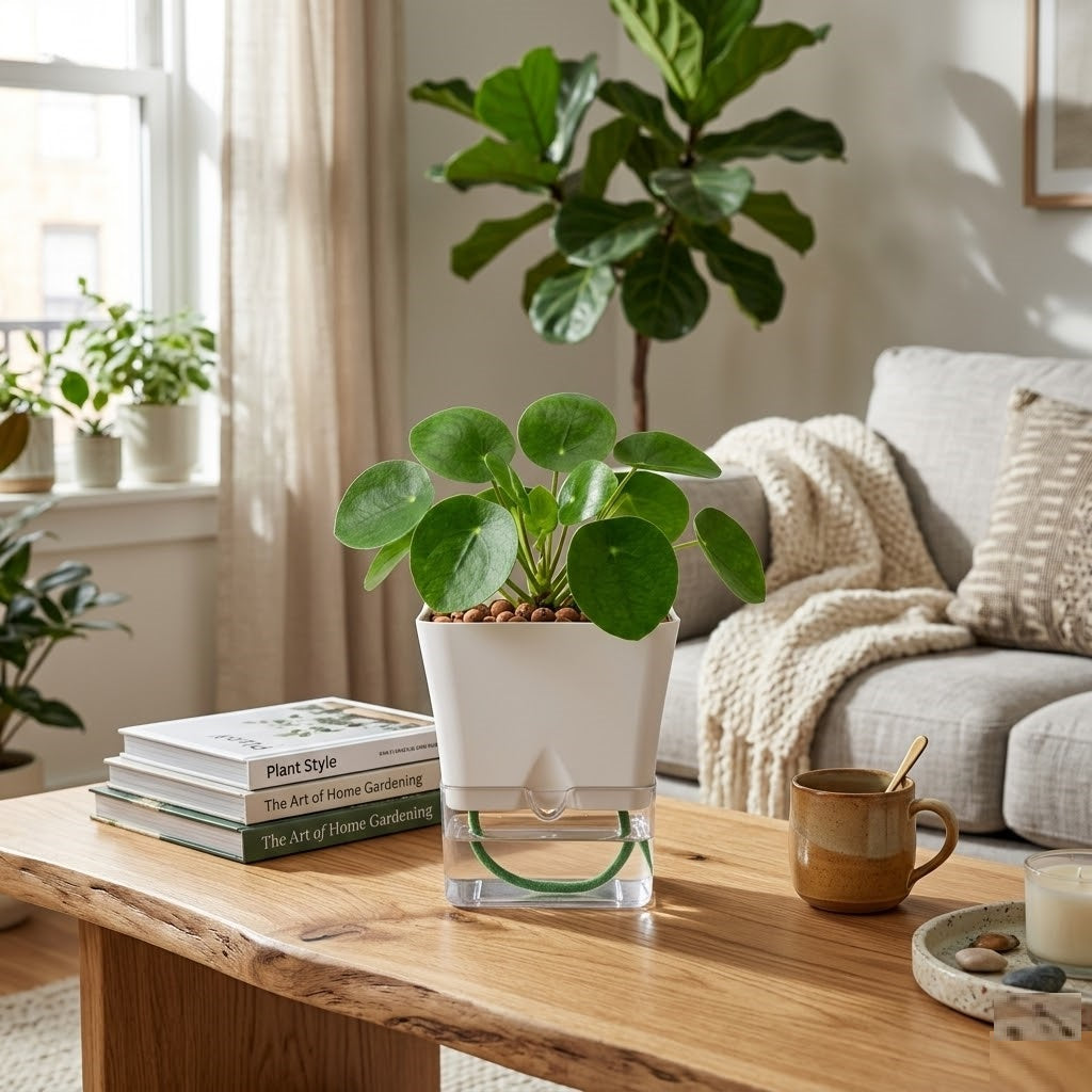 Austin 5-Inch Square Plant Pots Set of 2