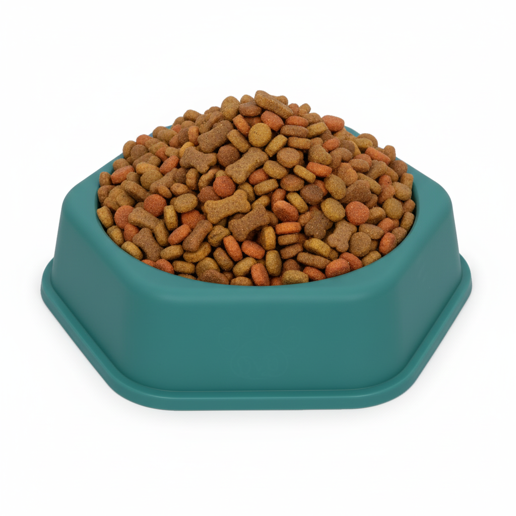 Dog Bowl, 7-Inch Non-Slip Pet Feeding Bowl, Set of 2