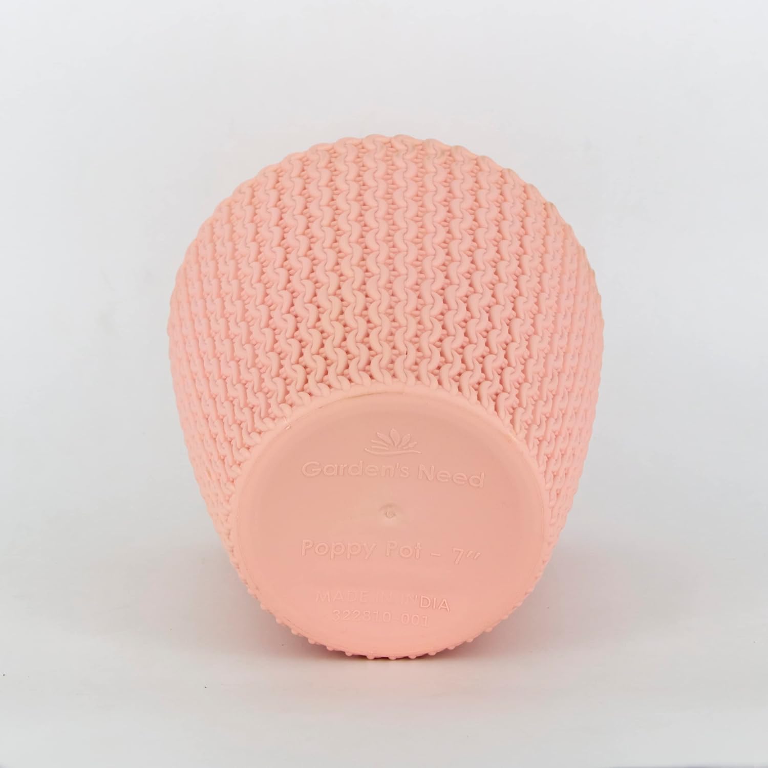 7 Inch Poppy Round Flower Pots  Set of 2