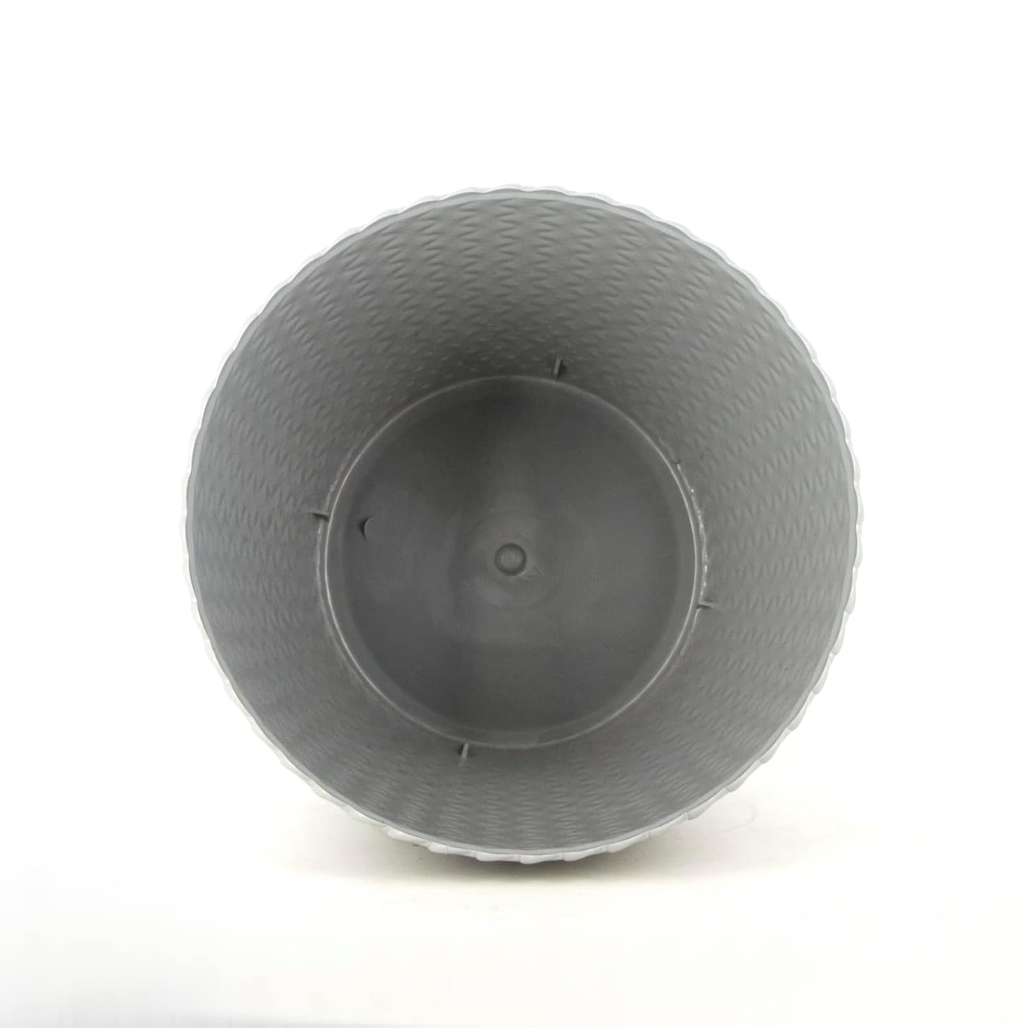 7 Inch Poppy Round Flower Pots  Set of 2