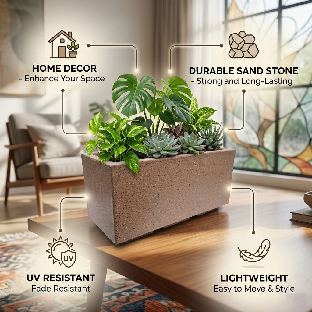 The Ultimate Blend of Modern Design and Raw Nature: Jaguar France 30" Planters