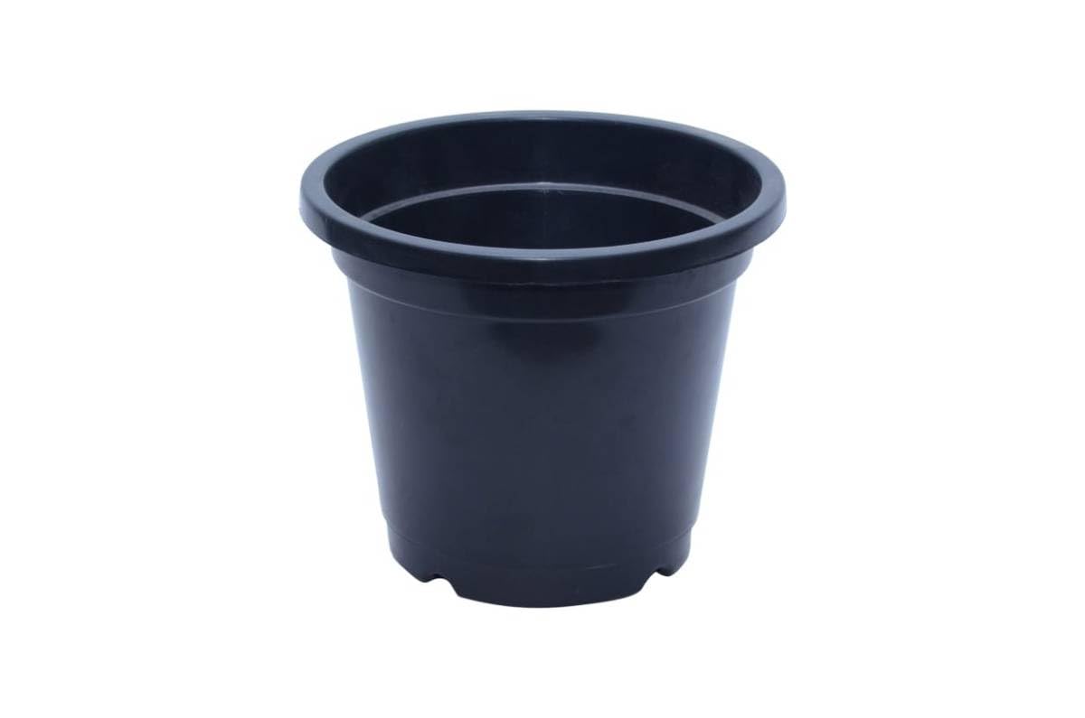 5.5 Inch Nursery Planter UV Resistant, Lightweight Black Pots (Set of 20)