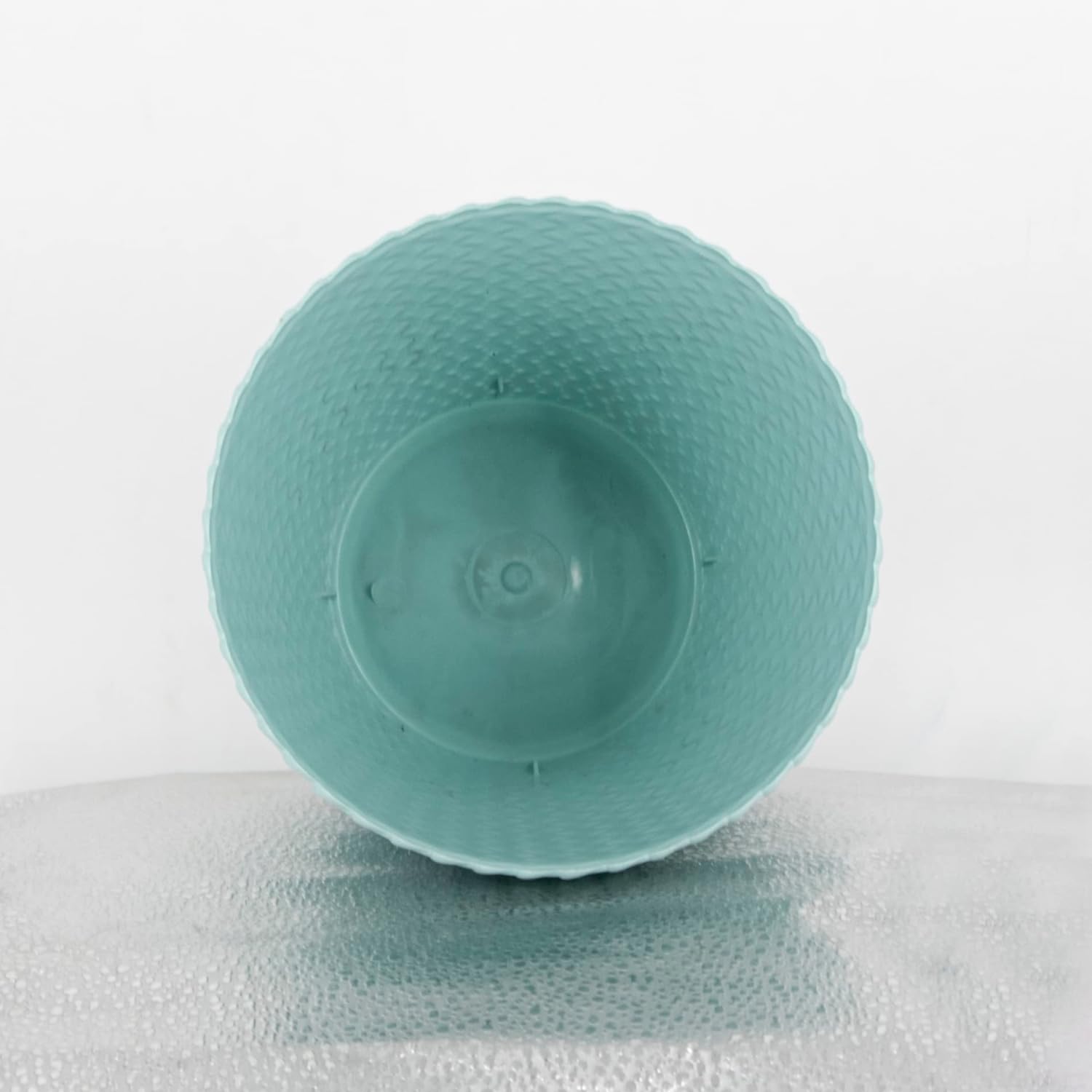 7 Inch Poppy Round Flower Pots  Set of 2