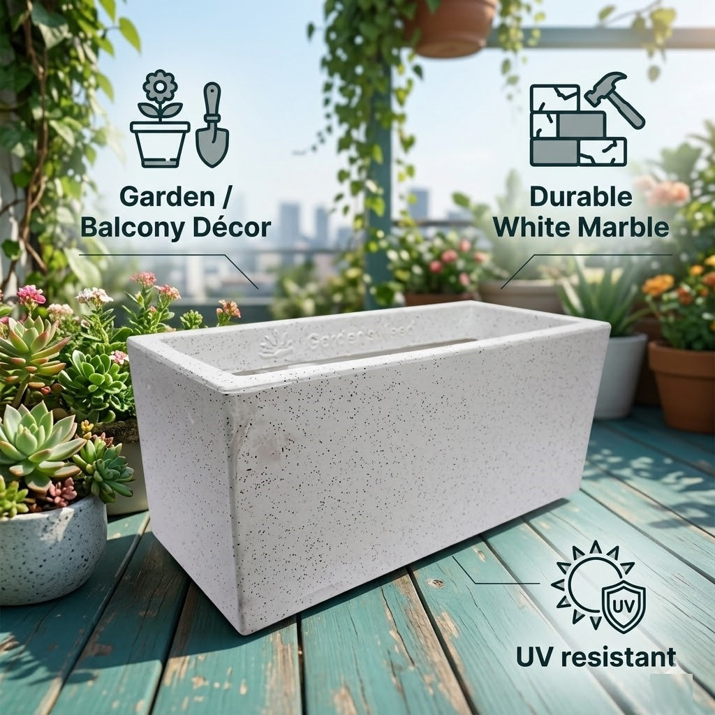 The Ultimate Blend of Modern Design and Raw Nature: Jaguar France 30" Planters