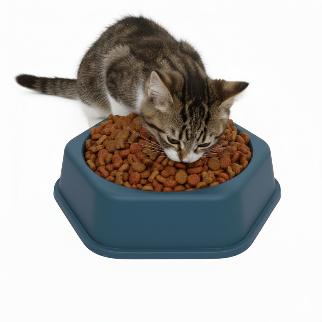 Dog Bowl, 7-Inch Non-Slip Pet Feeding Bowl, Set of 2
