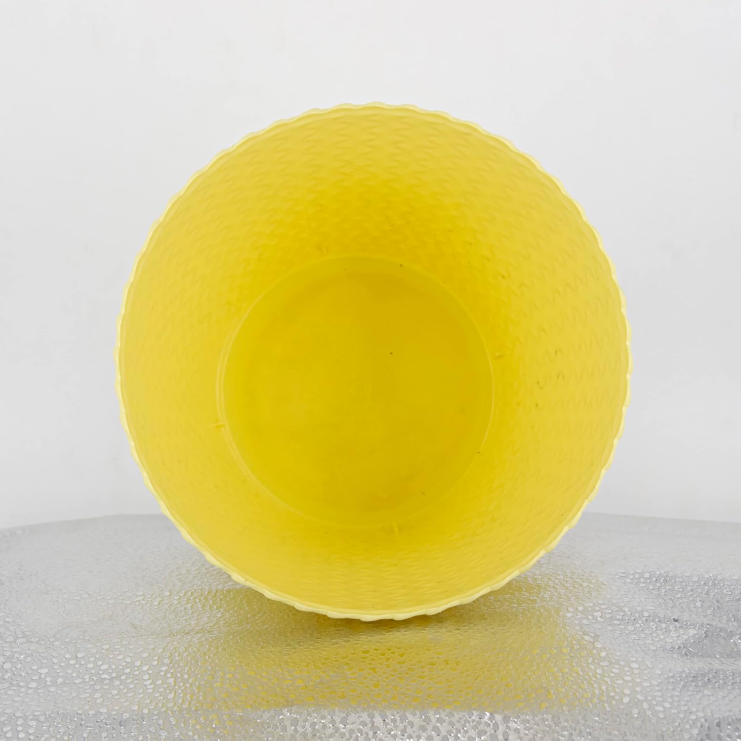 7 Inch Poppy Round Flower Pots  Set of 2