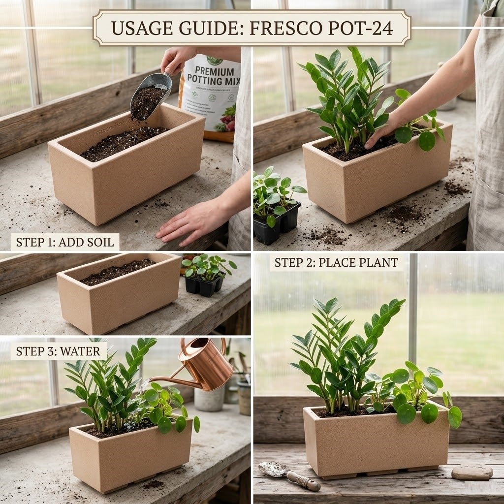 The Ultimate Blend of Modern Design and Raw Nature: Jaguar France 30" Planters
