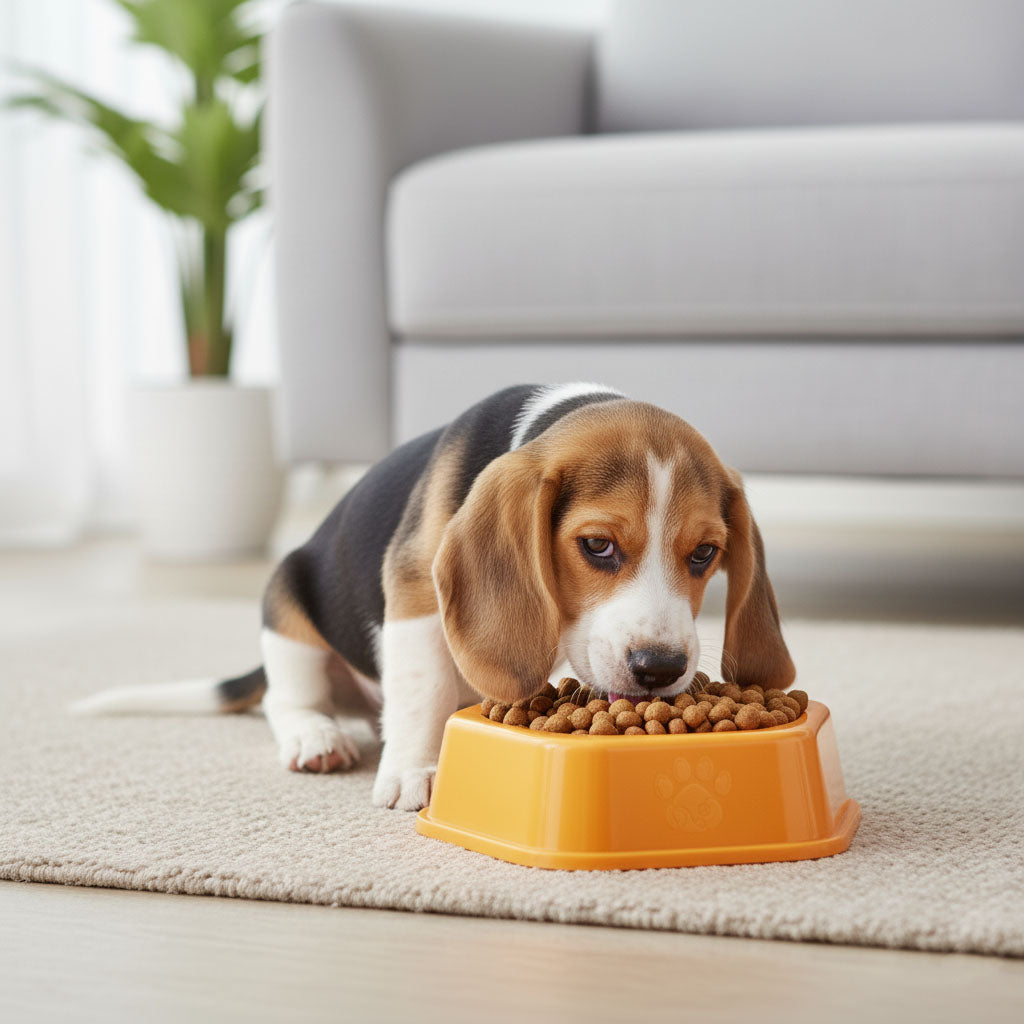 9-Inch Anti-Slip Octagonal Cat & Dog Bowl – Teal Blue