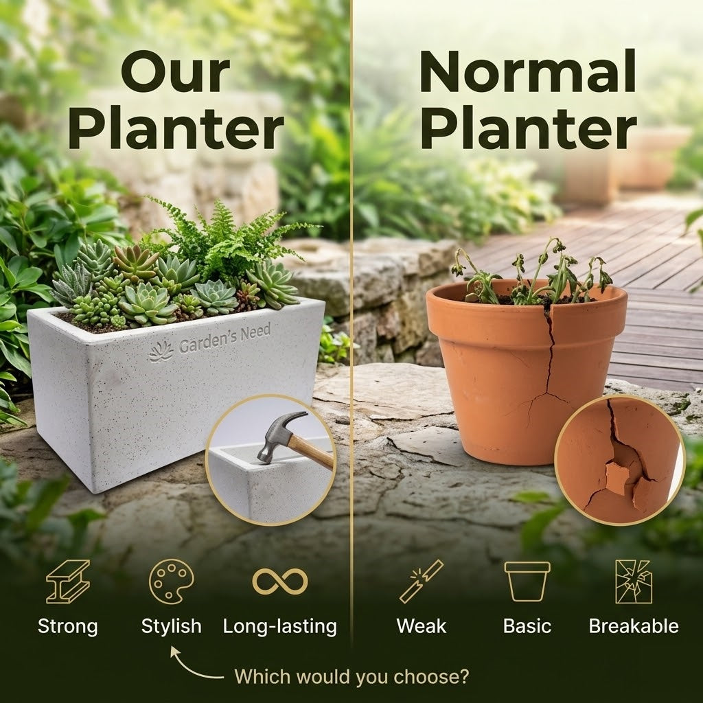 The Ultimate Blend of Modern Design and Raw Nature: Jaguar France 30" Planters