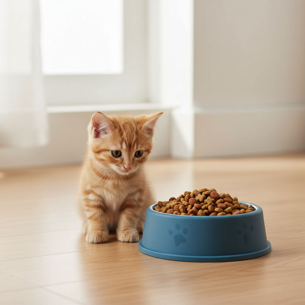 Plastic Dog & Cat  Bowl, 6-Inch Non-Slip Pet Feeding Bowl, Set of 3