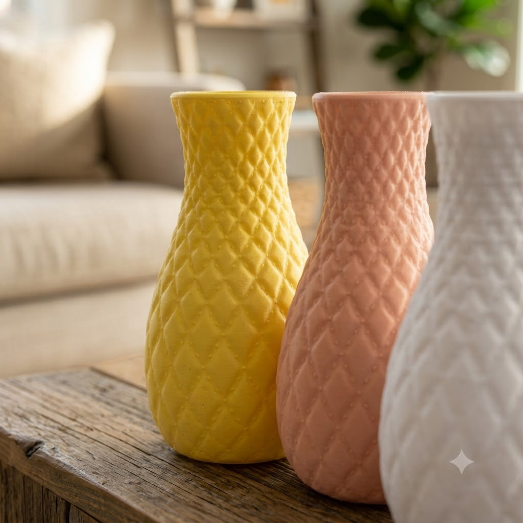 Elegant Beauty Planter Vase Set of 2 – Premium Mix Color Decorative Pots