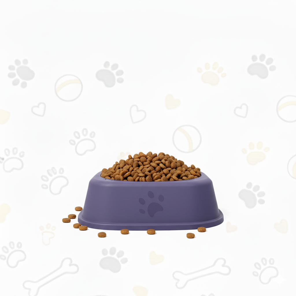 Square Pet Feeding Bowls, 8.5 Inch, Set of 2 – Anti-Slip Base, Non-Skid Dog & Cat Food Bowls