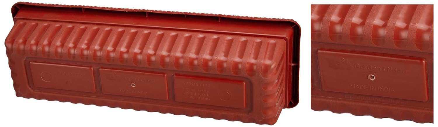 Rectangle Plastic Planter Pots for Plants – 25 Inch Trough Pots (Set of 3) | 100% Virgin Plastic Flower Pots for Home, Office, Balcony & Garden Decor