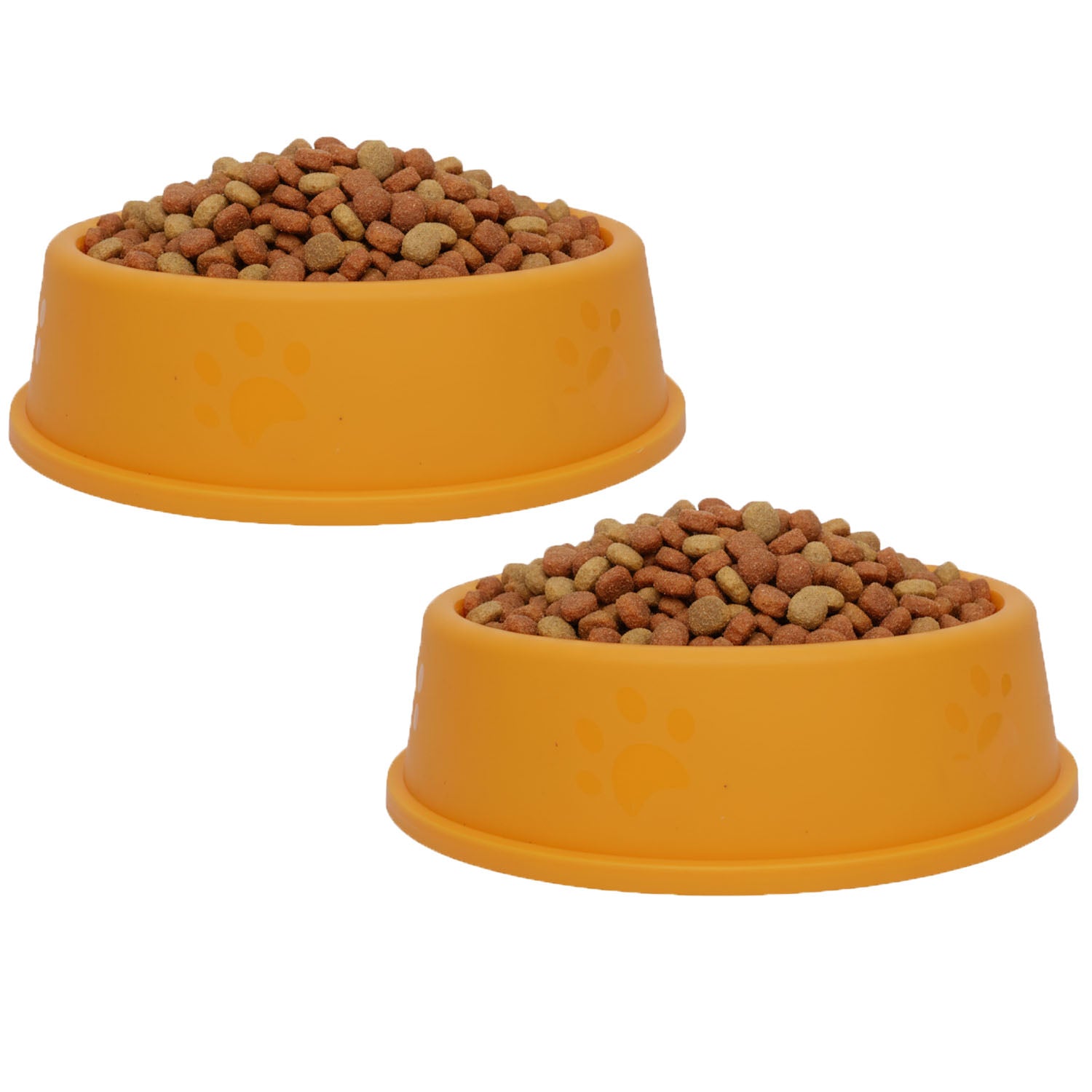 Elevated Dog & Cat Bowl, 7.5 Inch Raised Pet Bowl Set 2