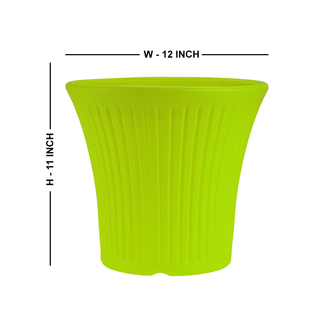 12 Inch Tancy Round Flower Pots  Set of 4