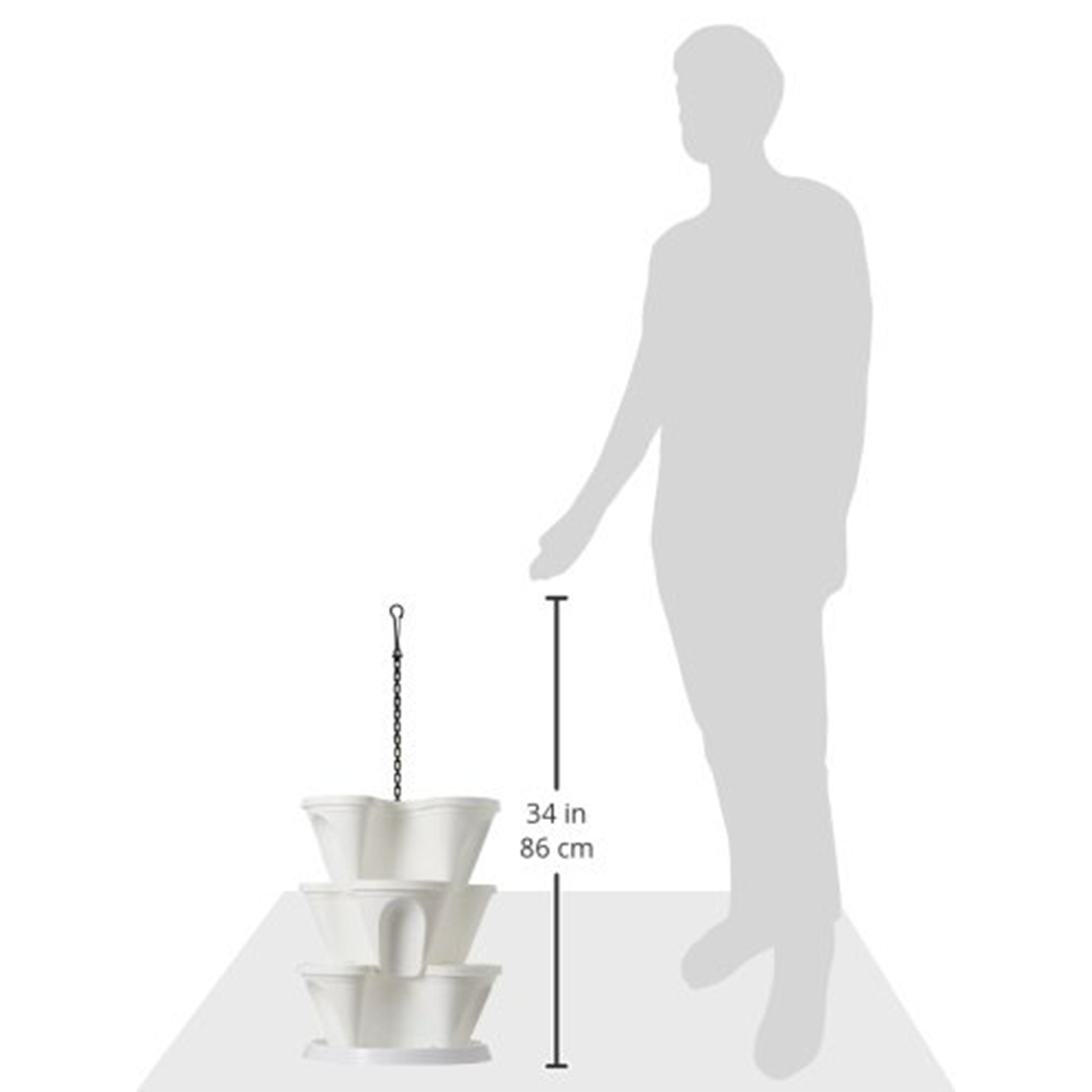 Stack A Pot Hanging Planters 7 Piece Space Saving Design