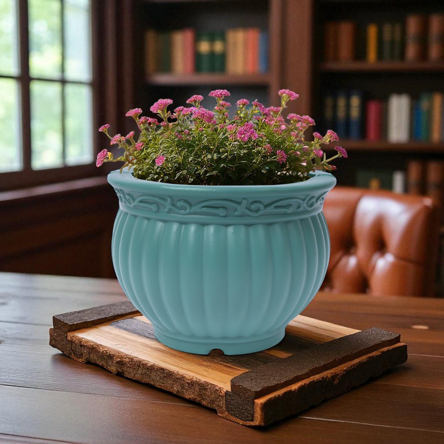 5 Inch Kanha Matki Plastic Flower Pots  Set of 2