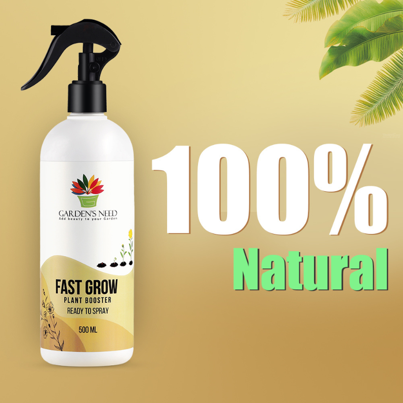 GARDEN'S NEED Fast Grow Plant Booster Spray - Ready to Use, 500ml