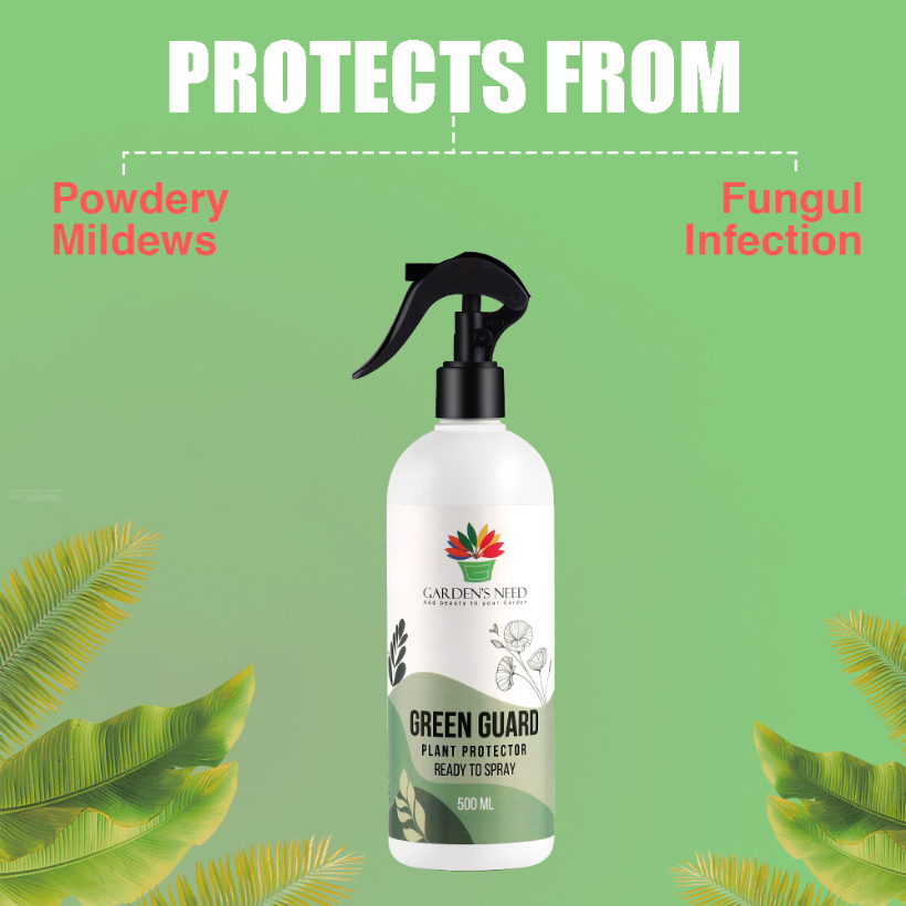 Garden's Need Green Guard Plant Protector Spray - Ready to Use, 500ml