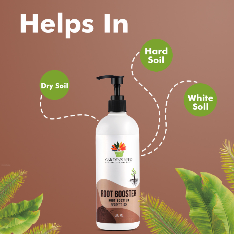 GARDEN'S NEED Root Booster - Ready to Use Root Growth Stimulant Solution, 500ML