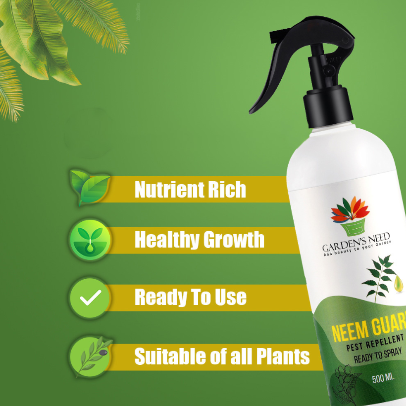 GardensNeed Neem Guard Plant Protector Spray - Ready to Use, 500ml