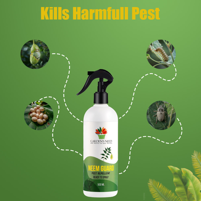GardensNeed Neem Guard Plant Protector Spray - Ready to Use, 500ml