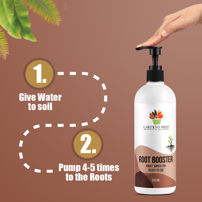 GARDEN'S NEED Root Booster - Ready to Use Root Growth Stimulant Solution, 500ML