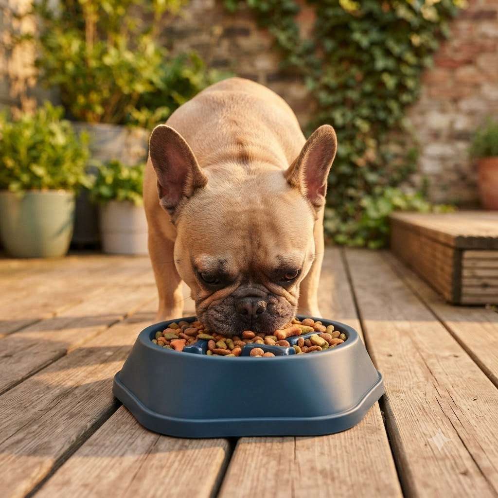 Slow Feeder Dog & Cat Bowl – 9 Inch Anti-Choking Puzzle Bowl for Fast Eaters