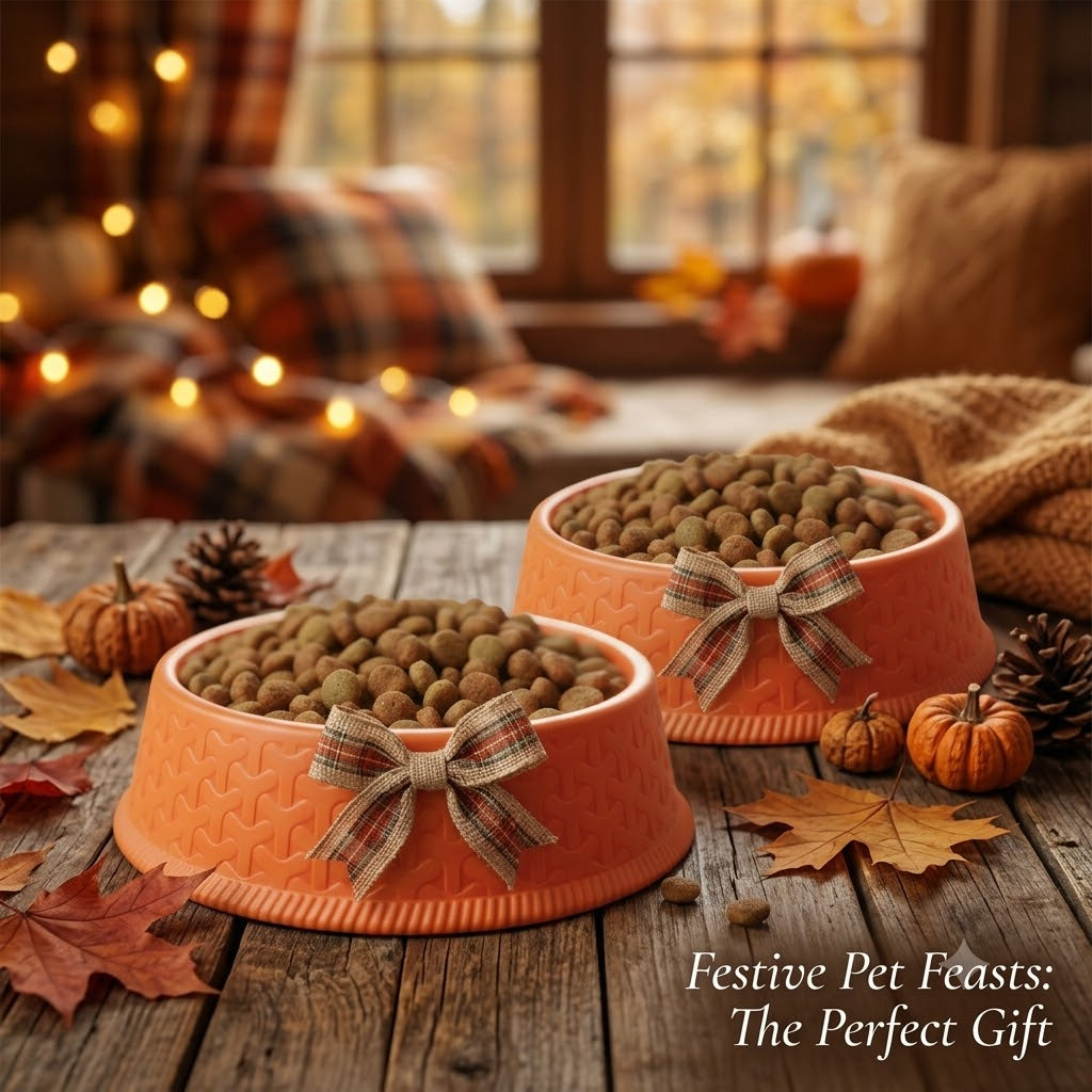 Round Plastic Cat & Dog Bowl, 5-Inch, Non-Slip Textured Base – Set of 3