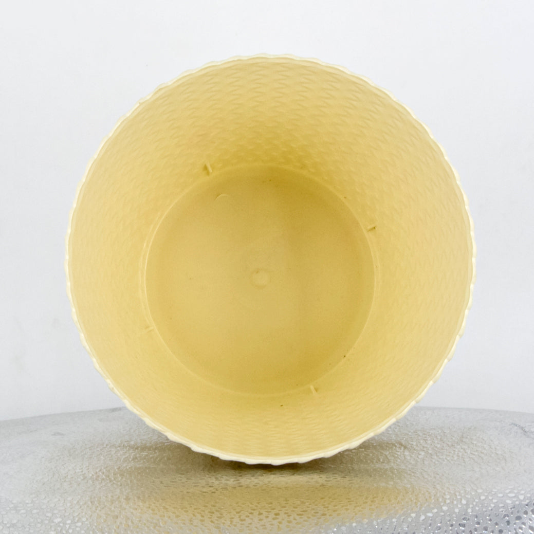 7 Inch Poppy Round Flower Pots  Set of 5