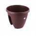 SMALL REEVA RAILING POT (COFFEE)