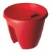 MEDIUM REEVA RAILING POT (RED)