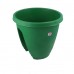 SMALL REEVA RAILING POT (DARK GREEN)