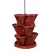 STACK A POT SINGAL LAYER(ONE LAYER=3 PLANT TERRACOTTA)