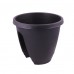 SMALL REEVA RAILING POT (PURPLE)